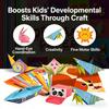 Creative Origami Paper Kit, 54 Double-Sided Sheets with Instruction Booklet, Educational DIY Craft for Kids & Adults