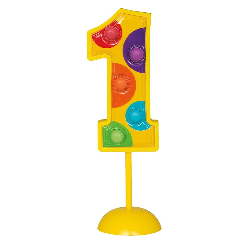 Unique Party Number 1 Polka Dot Cake Topper