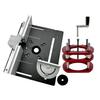 Router Lift Kit W/ Aluminum Router Plate for 65mm Diameter Motors Woodworking Router Table Workbench Trimmer Engraving Machine