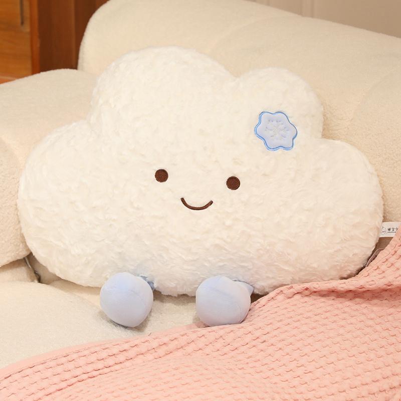 Kawaii Weerwolk Serie Pluche Speelgoed Super Zacht Wolk Kussen Huis Sofa Decor Slaapmaatje Kussen Huisdier Speelgoedpop 35x50cm