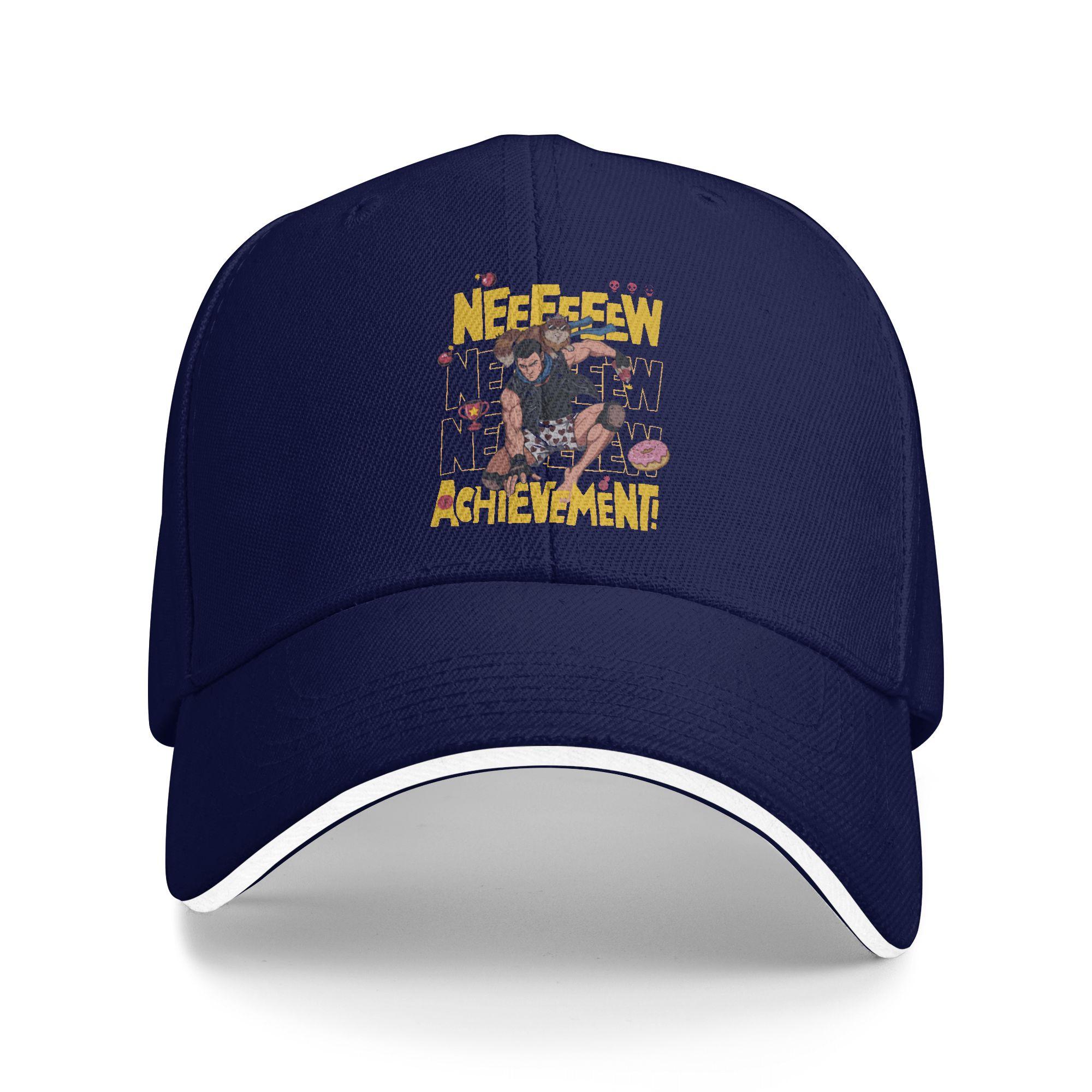 

Dungeon Crawler Carl Achievement Baseball Cap Women Men Design Trucker Hat Summer Classic Hiking Fishing Hot Sale Snapback Cap As Picture темно-синього кольору
