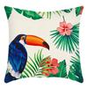 New Tropical Plant Leaves Rainforest Linen Cushion Pillow Cover