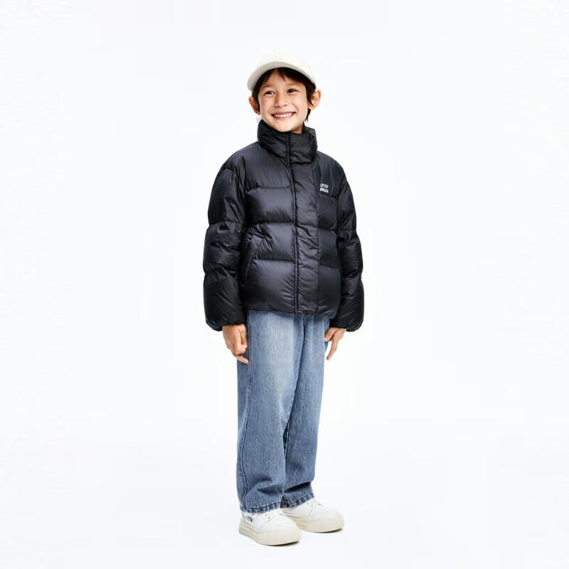Little MO&Co. Kids' Volcanic Heat Stand Collar Down Jacket