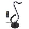 Musical Note Table Lamp Intelligent Control 180 Degree Rotation RGB Cool Desk Lamps for Living Room Bedroom Bedside
