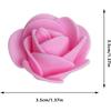 50/100/200Pcs 3.5cm Artificial Flower Foam PE Rose Heads DIY Valentine's Day Roses Wedding Candy Box Decoration Bride Accessory