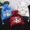 Candy Bag Embroidery Flower Drawstring Bag Perfume Spice Bag Festive Sugar Bag  Ladies