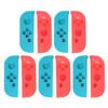 5 Conjuntos de Capa de Silicone para Gamepad Proteção Forte Acessório para Máquina de Jogo para NS SwitchVermelho Azul