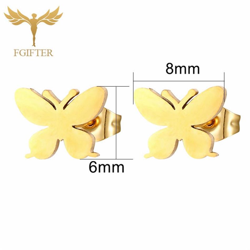 12 Pairs Insect Butterfly Earrings Casual Fashion Zircon For Women Girls Stainless Steel Stud Earrings Set Cheap Resale Gifts