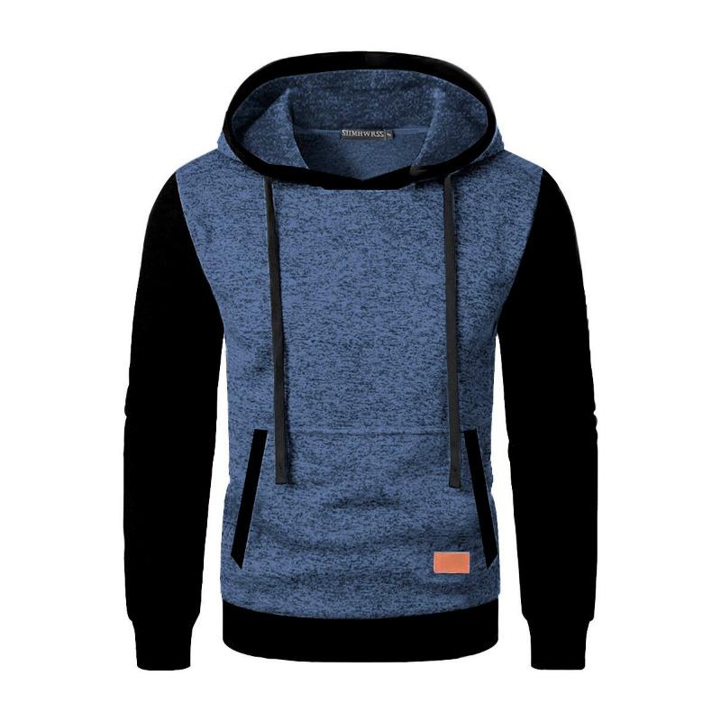 Men S Casual Hooded Cardigan Sweatshirt Jacquard Knit Sport Fitness