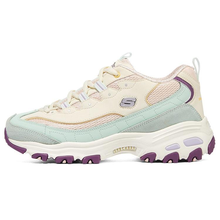 (WMNS) Skechers D Lites 1.0 Blue Yellow Pink Women s 896062-NTMT EU 36