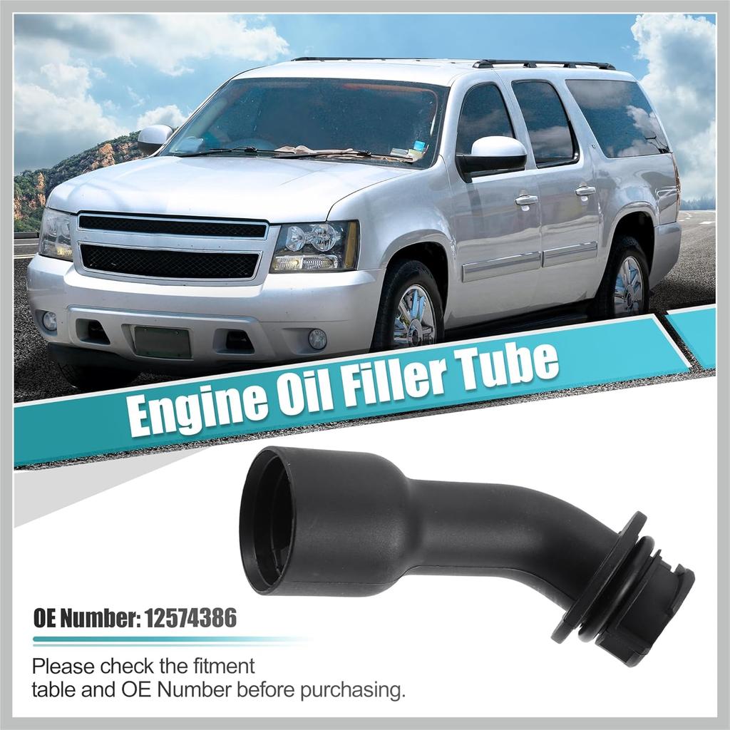 Motoröl-Einfüllrohr für GMC Yukon XL Sierra 1500 2500 Envoy für Chevrolet Avalanche Silverado 1500 Suburban 1500 für Cadillac Escalade EXT ESV