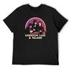 Emerson Lake and Palmer T-Shirt Magliette Grafica Taglie Forti Abbigliamento T-Shirt Nere Vuote per Uomo