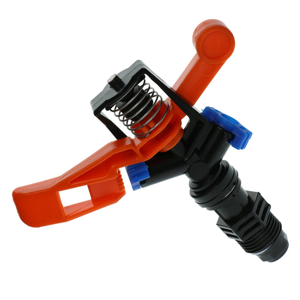 Lawn Sprinkler 360 Degree Rotary Water Sprayer High Coverage Irrigation System for Garden and Yard Plant Watering