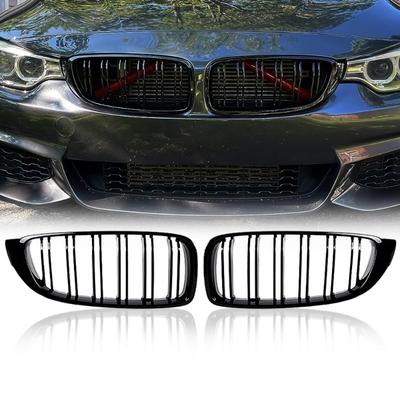 Stoßfänger vorne Nieren Glänzend Schwarz Matt Schwarz Grill Für BMW 4er Gran F32 F33 F36 F80 F82 M4 2013-