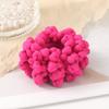 AWAYTR Solid Color Ball Knot Headbands High Elastic Nylon Rope Ponytail For Women Hair Ties Holders Rubber Band Korean Headdress