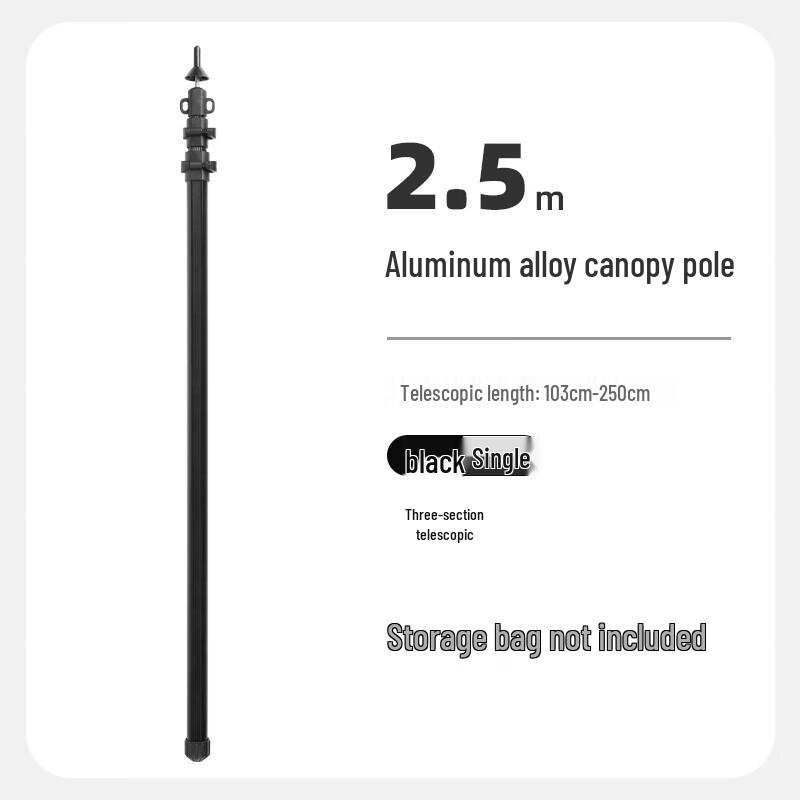 JunKaiWei Outdoor Lightweight Aluminum Tarp & Tent Pole