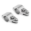 2 Pieces Boat Canopy Fitting Tube Clamp Fits 0.87'' Outer Diameter Hinged