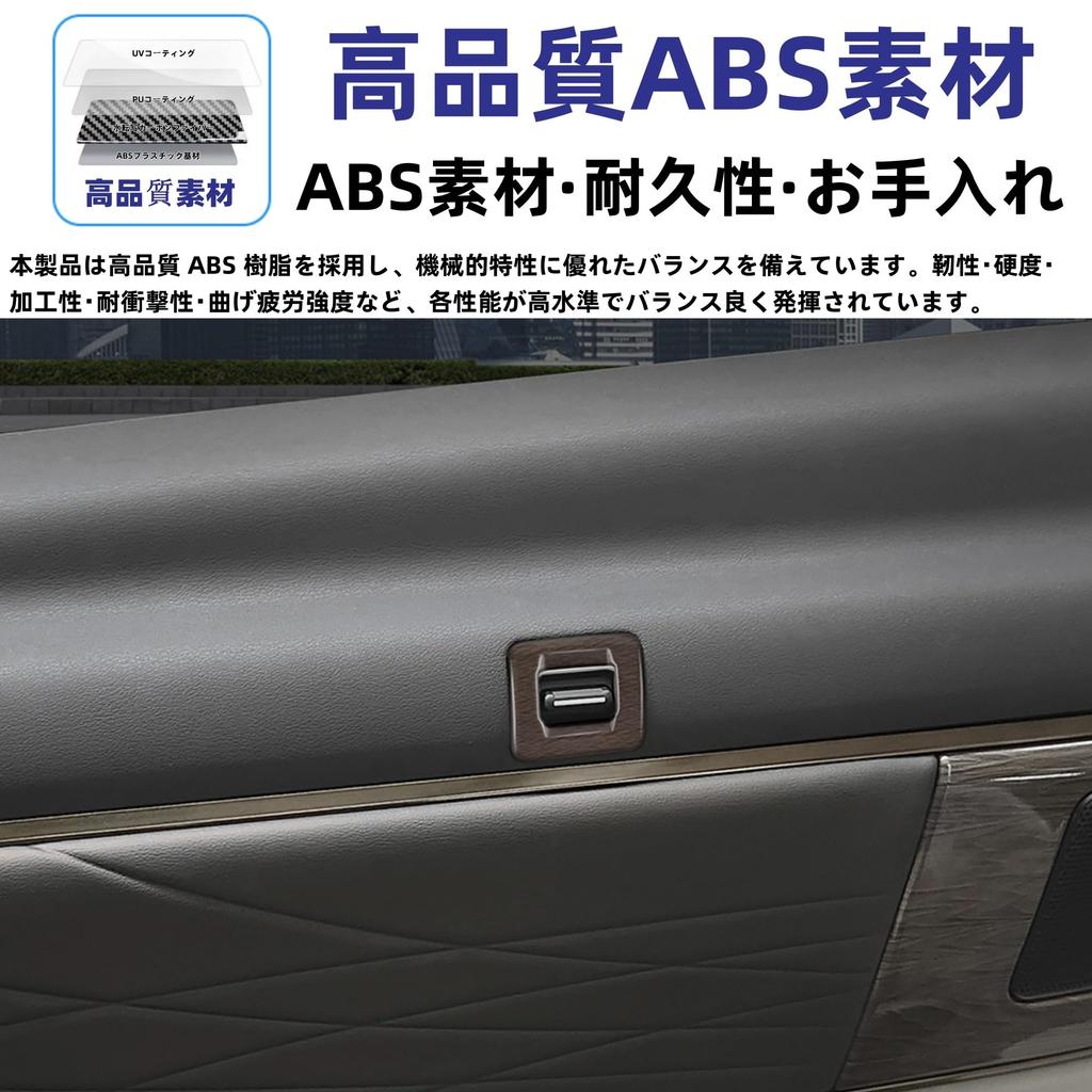 Glealcco Compatible with New Alphard/Vellfire 40 Series Accessories 2 Row