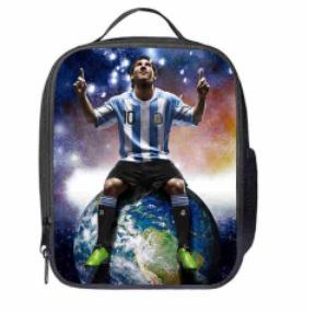 International Players Lunch Bag Meal Bag Elementary School Picnic Ice Bag Satchel Shoulder Bag