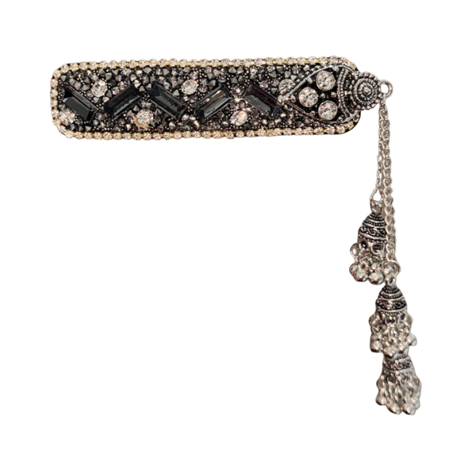 

New Chinese Style Tassel Hair Clip Light Luxury Ethnic Mongolian Bangles Hair Accessories for Women Wedding Party
