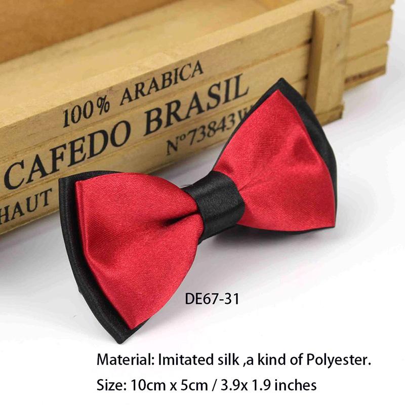 Classic Children's Bow Tie Baby Boy's Girl Fashion Solid Color Adjustable Bow Tie Children's Two-tone Pet Dog and Cat Bow Tie