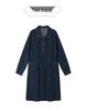 Women's Loose-Fit Long-Sleeve Denim Shirt Dress - Spring/Autumn 2024 Collection