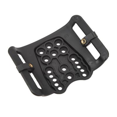 Belt Quick Pull Adapter Black Freely Adjustable Nylon Multi Holes Widely Used Waist Belt Adapter for Magazine Pouch Accessories