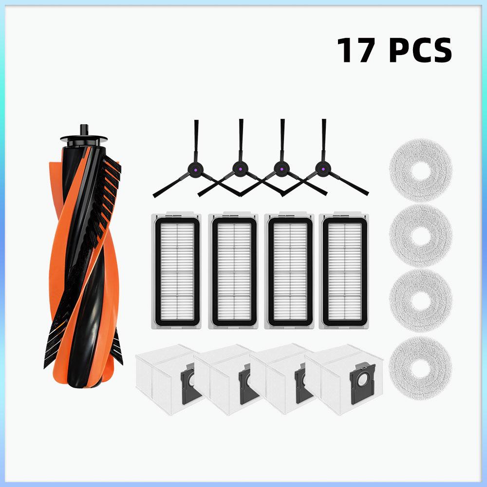 Compatible For Cecotec Conga X70 Vacuum Cleaner Spare Parts Main Roller Side Brush HEPA Filters Mop Pad Dust Bag Accessories