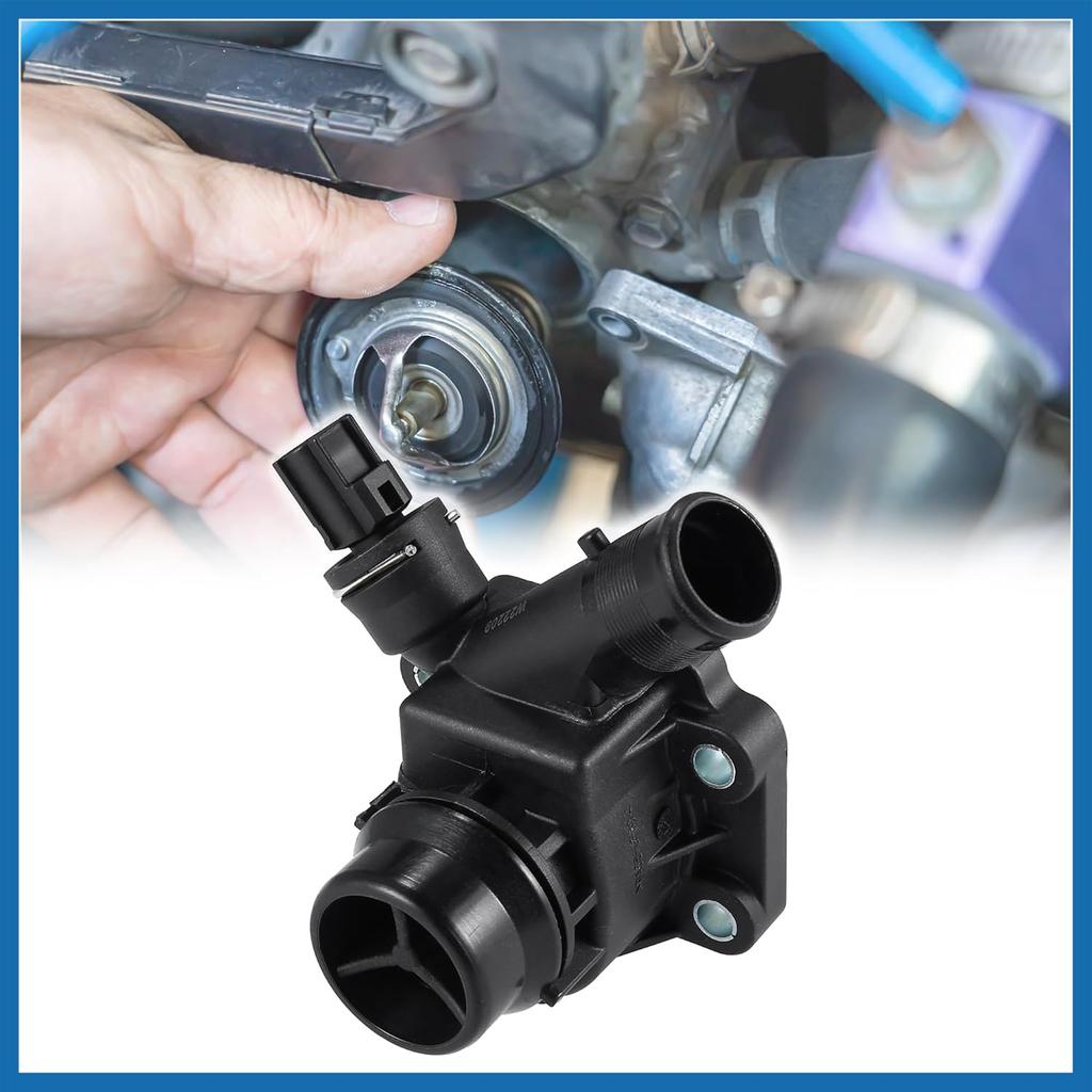 Thermostat Housing Assembly LR006071 Engine Coolant Thermostat Housing Assembly for Volvo XC60 S60 V60 S80 V70 XC70 for Land Rover LR2 Item