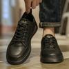 Fashion 2025 Summer Leather Oxford Shoes Breathable Outdoor Sneakers High Quality Handmade Lace-up Leather Shoes Casual Walking Shoes