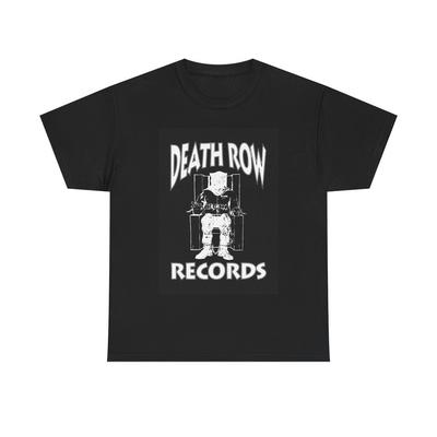 Tričko Death Row HIP HOP RAP Vintage Unisex černé Tričko Unisex