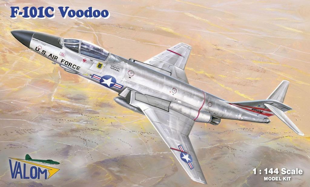 Barom Scale American McDonnell Voodoo Plastic Model Kit CV14442 1/144 F-101C Fighter-Bomber (Airplane)