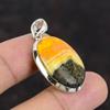Bumble Bee Jasper Pendant Original Gemstone Pendant 925 Sterling Silver Pendant Jasper Handmade Jewelry For Gift Latest Design Pendant