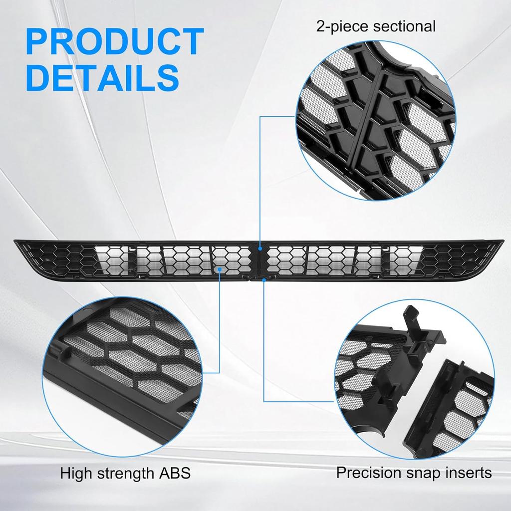 Grille Mesh Ert For Tesla New Model Y Juniper 2025-2026, Front Air Inlet Vent Grille Cover Guard With Ect Protection, Replacement For Model Y