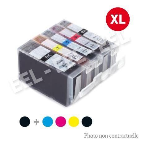 Pack Canon 520/521 - Canon - Pixma Ip3600 / Ip4600 / Ip4600x / Ip4700 - Black - Cyan - Yellow - Magenta