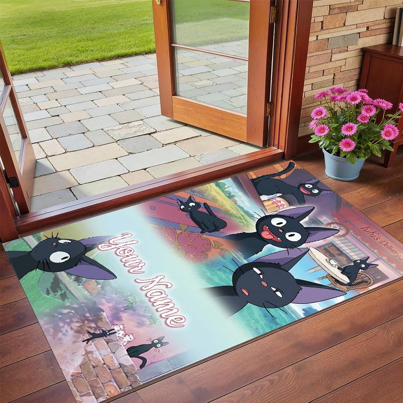 Crystal Velvet Rug Custom Name Text, Soft Non Slip Floor Mat Home DecorKiki's Delivery Service Jiji