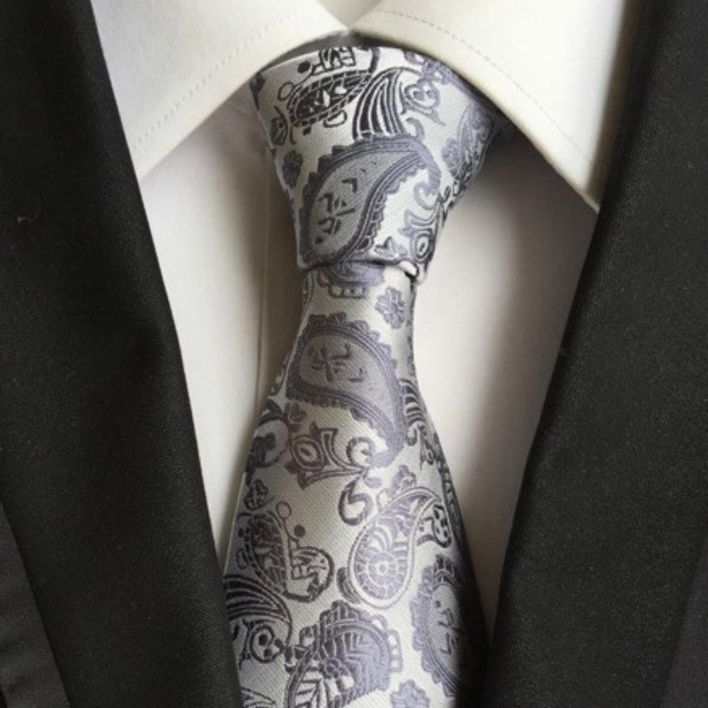 8CM Floral Neck Ties Jacquard Business Formal Tie Luxury Groom Neck Wear  Party