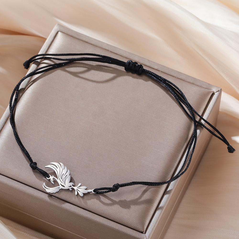 Dawapara Phoenix Bracelet for Women Mythical Bird Inspirational Bracelets Valentine s Day Gift Stainless Steel Jewelry