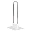 Clothes Hanger Organizer Stainless Steel UShape Wall Storage Rack for Bathroom Balcony White
