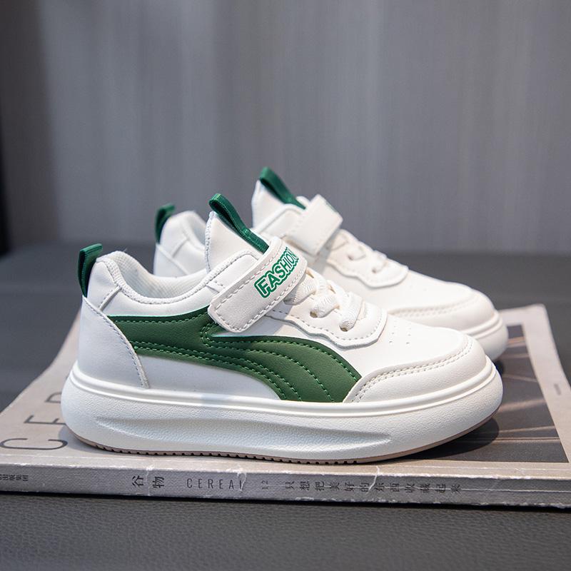 

Дитяча мода, дихаюча повсякденна мода, прогулянки, дитяче спортивне взуття для бігу, зручні кросівки для хлопчиків і дівчаток 37 зелений/білий