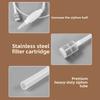 Brew Syphon Tube Set with Fixing Buckle 1.9m Home Brew Beer Siphon Filter Syphon Pump Liquid Sucker Pump for Wine Brewing Making