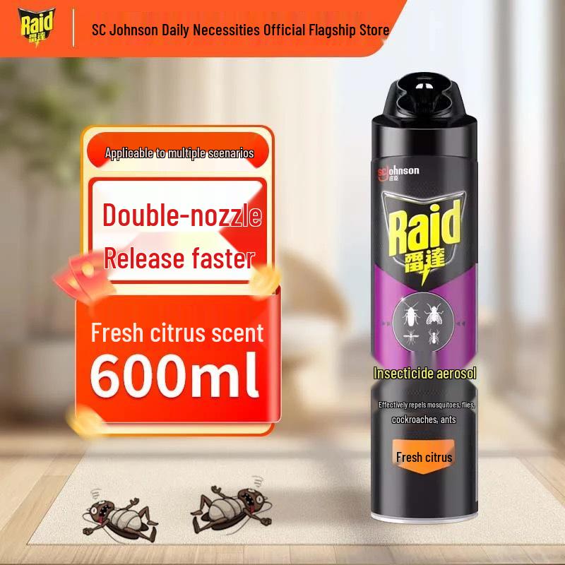 Radar Unscented Insecticide Spray 600ml: Kills Cockroaches & Repels Flies, Mosquitoes, Ants.