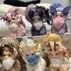 Genuine Tutulong Blind Box Fantasy Bio-Magic Academy Series Second Generation Toys Cute Cat Dragon Plush Customized Figure Gifts