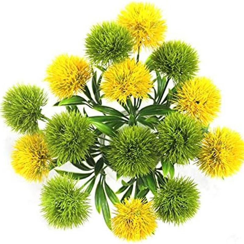 3/6/12Pcs 28cm  Silk Dandelion Artificial Flower Plant Bouquet for Home Decor Wedding Decorative Party Table Vase Decoration