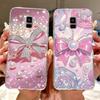 Phone Case For Samsung Galaxy A8+ (2018) SM-A730F / A8 (2018) SM-A530F Elegant Floral Butterfly Soft Silicone TPU Cases