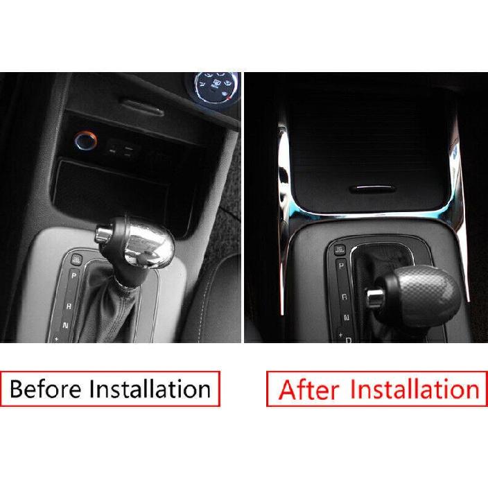 For Kia Forte K3 14-2018 Chrome Steel Center Console Gear Shift Frame Trim 1PC
