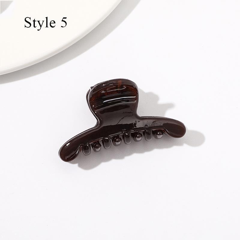 29 Styles Jelly Color Geometric Hair Claws Crab Hair Clips Women Small Mini Bangs Clip Ponytail Clip Catch Clip Hair Accessories