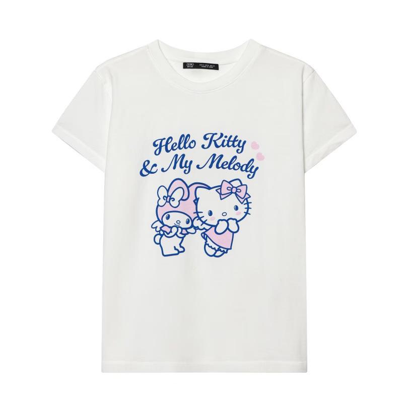 2026 Spring European & American Stylish Basic Printed T-shirt Medium