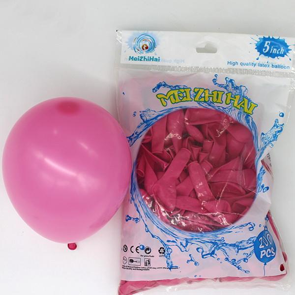 5 Inch (200pcs/bag) Matte Balloons Wedding Birthday Backdrop Latex Balloon Decoration