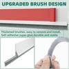 1PCS 100CM Draft Excluder Door Seal With Brush Floor Seal Door Brush Cover Strips Draught Excluder Door Stop Self-adhesive Strip